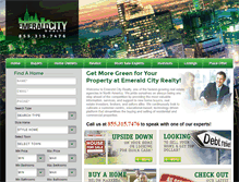 Tablet Screenshot of emeraldcityhomesales.com